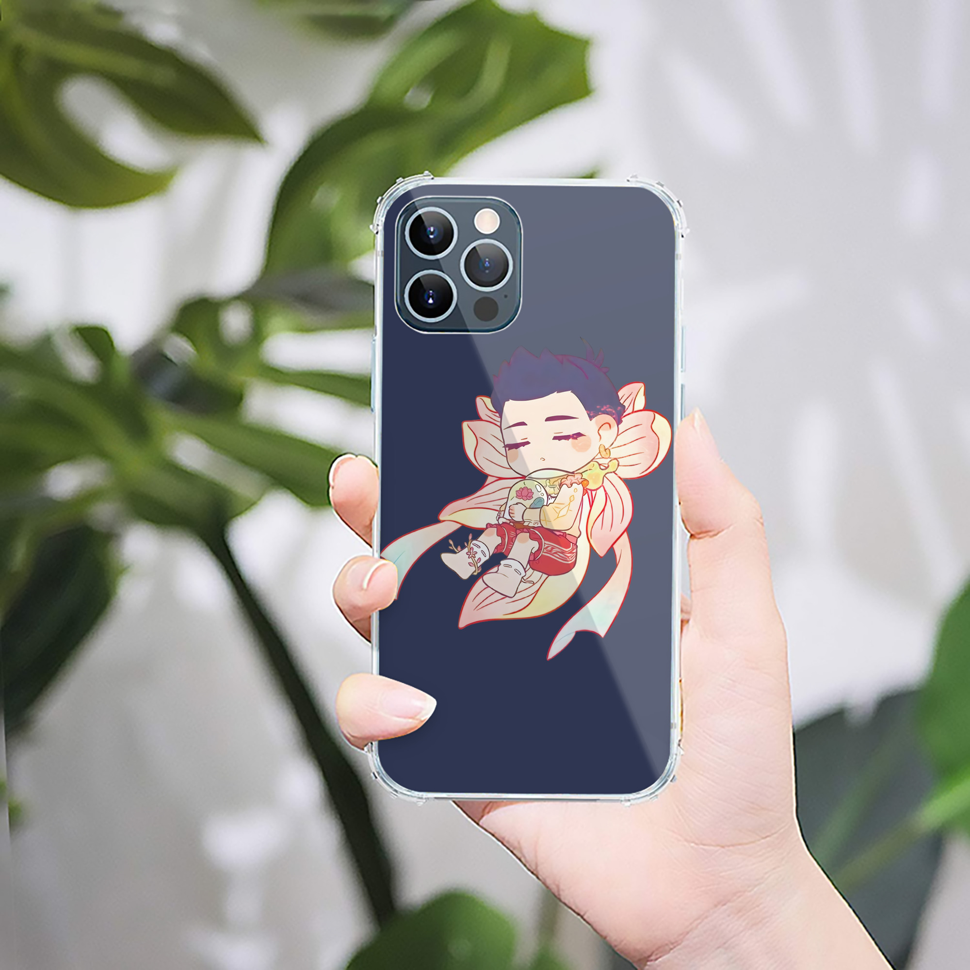 （画像用） Ne Zha 2 ナタ 魔童の大暴れ 【iPhone 12シリーズ対応】透明スマホケース（クリアソフトケース）